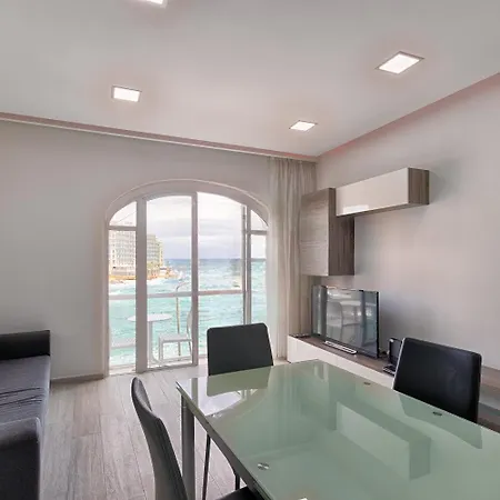 Apartment Seafront Designer Bliss In St Julian's *