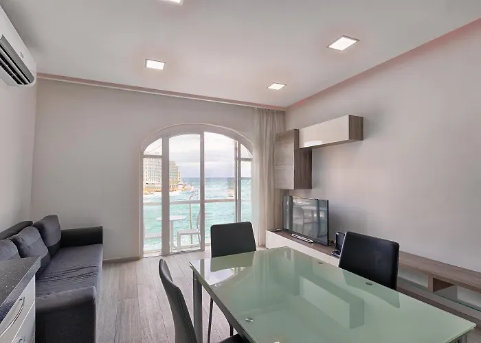 شقة Seafront Designer Bliss In St Julian's *